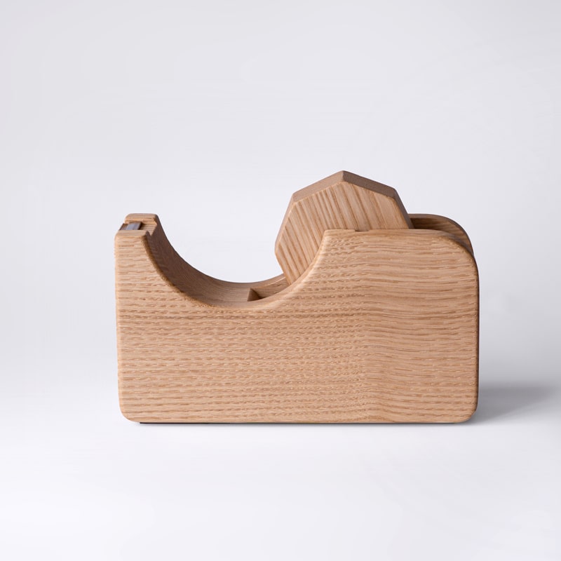 oak village オークヴィレッジ テープカッター 木製テープカッター ナチュラル クラフト 木工製品