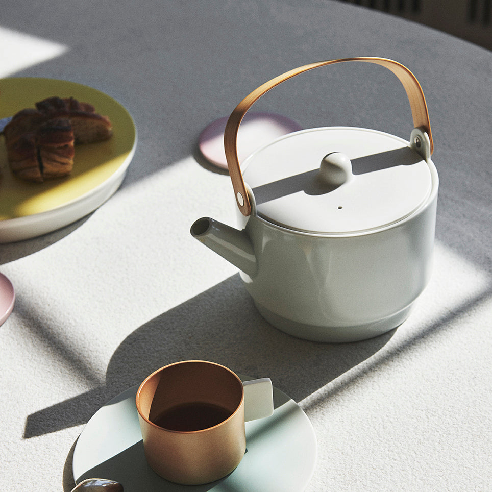 1616 / arita japan Ichiroku Ichiroku Arita S&B Tea Pot White Teapot White Tableware Designed by Teruhiro Yanagihara Hyakuta Touen Arita ware Porcelain