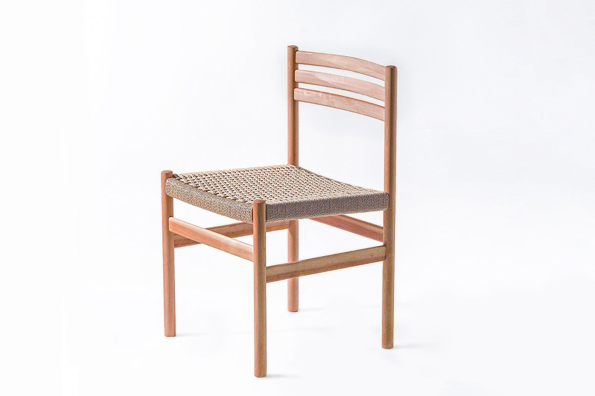 oak village オークヴィレッジ Egretチェア イーグレット 木製椅子 ペーパーコード 国産アサダ ナチュラル クラフト