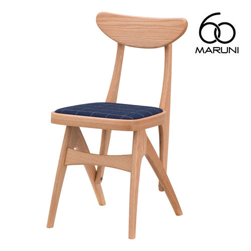 Maruni 60 Maruni 60 Oak Frame Delta Chair Dining Chair Wooden Chair Stylish Cute Fabric M-02