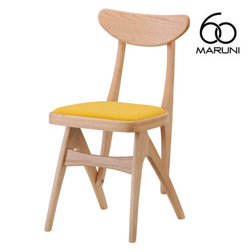 Maruni 60 Maruni 60 Oak Frame Delta Chair Dining Chair Wooden Chair Stylish Cute Fabric M-02