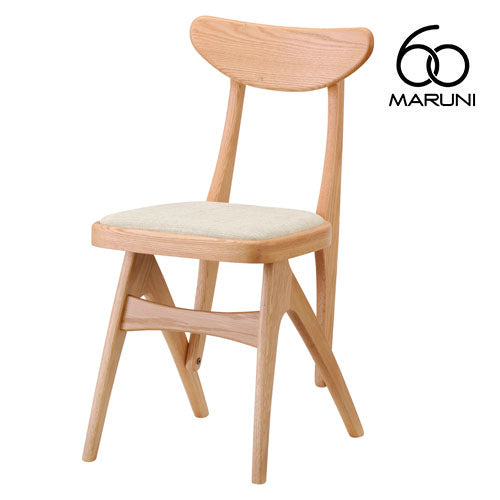 Maruni 60 Maruni 60 Oak Frame Delta Chair Dining Chair Wooden Chair Stylish Cute Fabric M-02