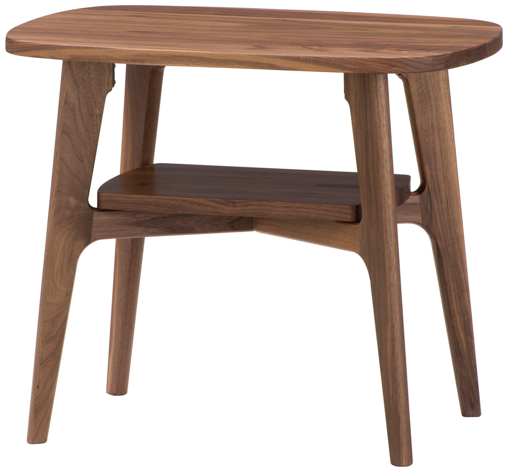 Maruni 60+ maruni60+ Maruni Rokumaru Plus Walnut Frame Side Table Night Table Solid Wood