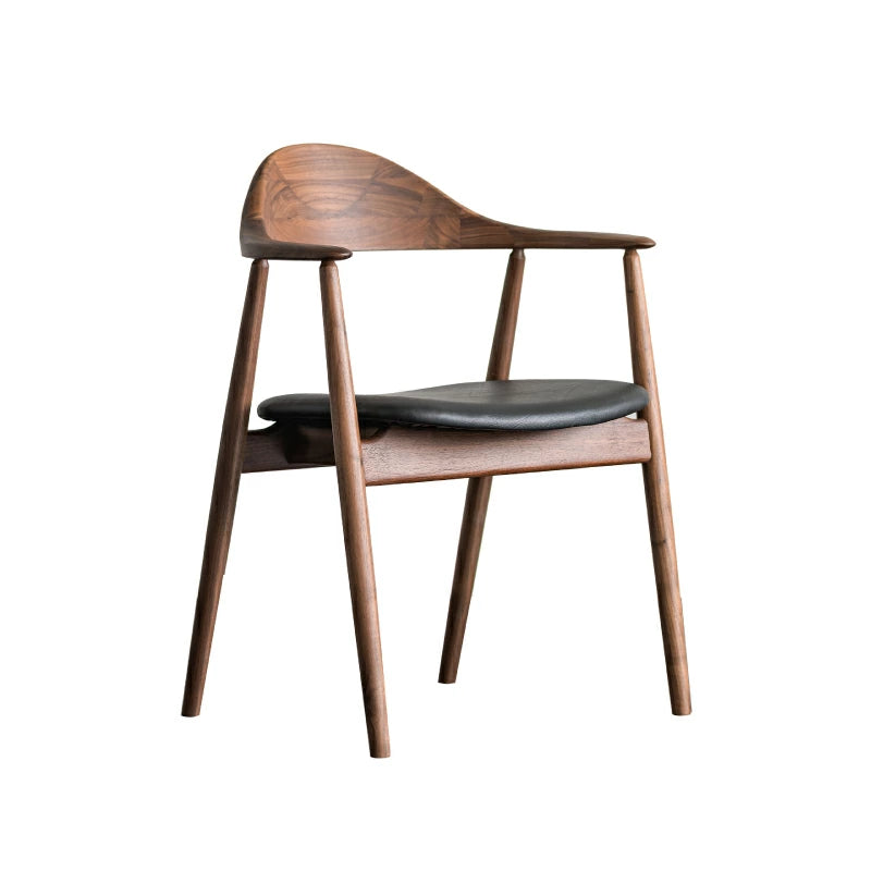 Akita Mokko Dining Chair Windsor Chair No. 500 Beech Wood Walnut Color Cafe Chair Wooden Chair Bentwood Furniture