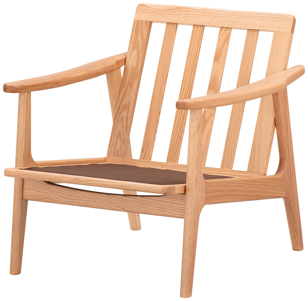 Maruni60 Oak Frame Chair 1 Seater Single Sofa Oil Leather L-01