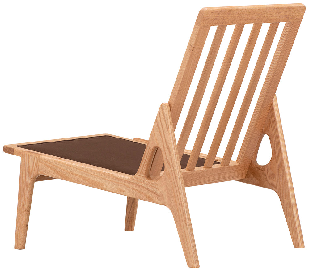 マルニ60 maruni60 オークフレーム 肘無し ハイバック アームレスチェア 1シーター 1人掛け シングル ソファ 布地 M-06 ミナペルホネン