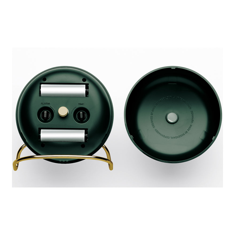 ARNE JACOBSEN TABLE CLOCK STATION 43677 Table Clock Station Table Clock Clock Stylish Cute Nordic White x Green