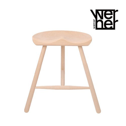 WERNER Shoemaker Chair No. 49 Authentic SHOEMAKER CHAIR No. 49 Unpainted Nordic Denmark Stool