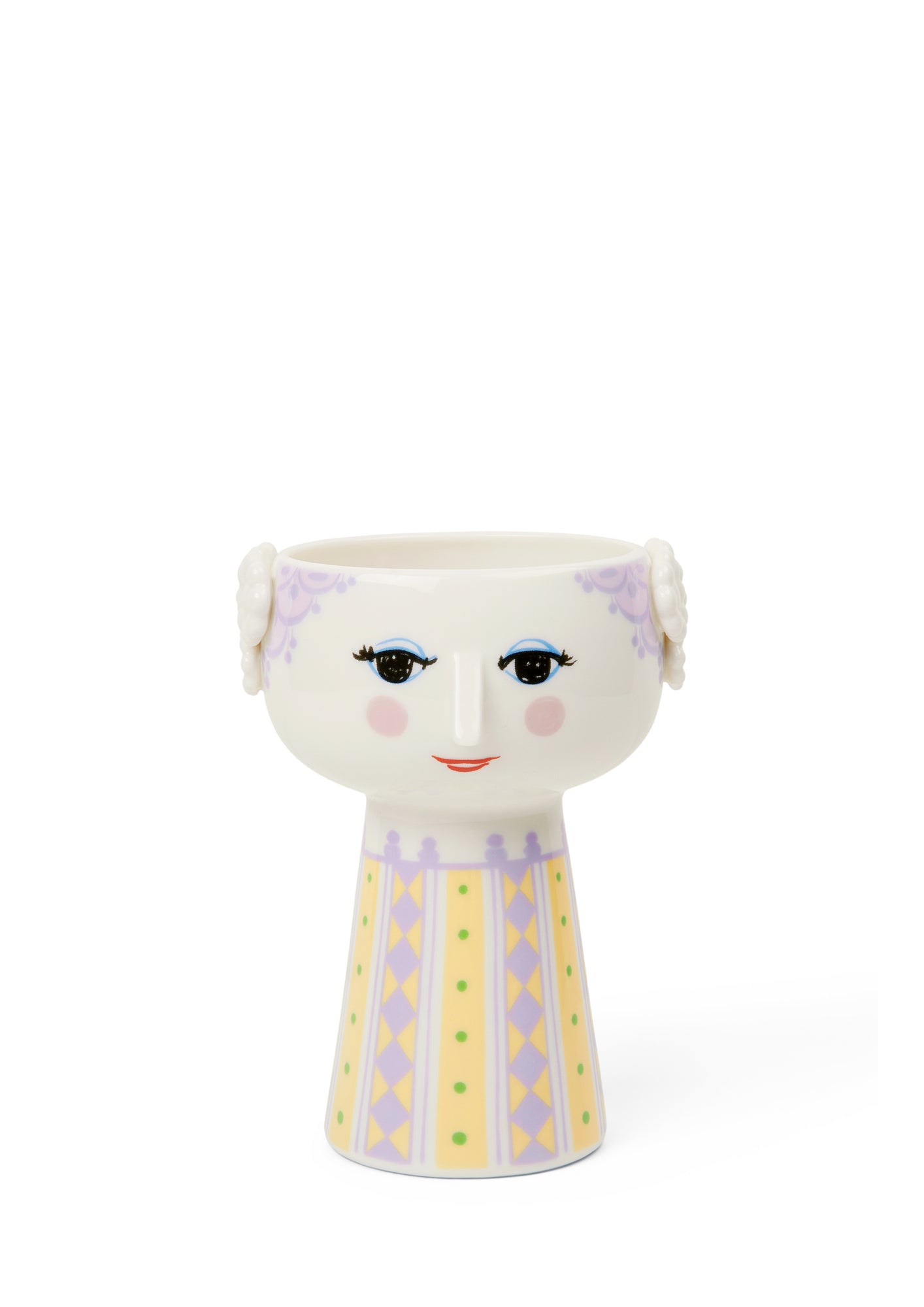 BJORN WIINBLAD ビヨンヴィンブラッド EVA エヴァ フラワーベース H15cm ラベンダー 北欧 デンマーク 花器 花瓶 磁器 インテリア