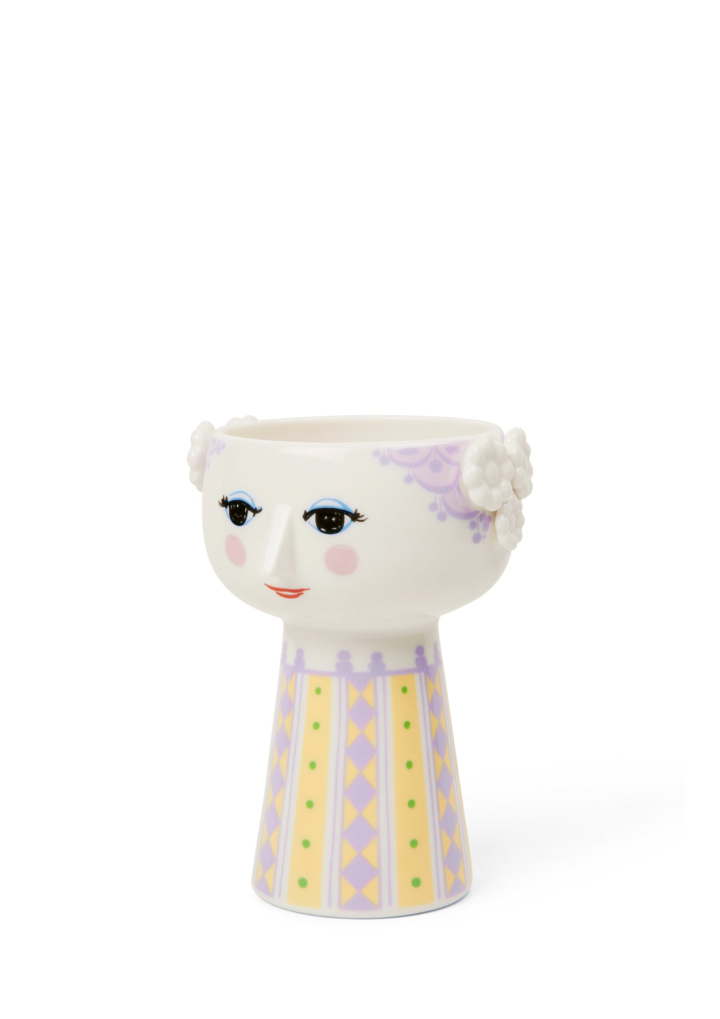 BJORN WIINBLAD ビヨンヴィンブラッド EVA エヴァ フラワーベース H15cm ラベンダー 北欧 デンマーク 花器 花瓶 磁器 インテリア