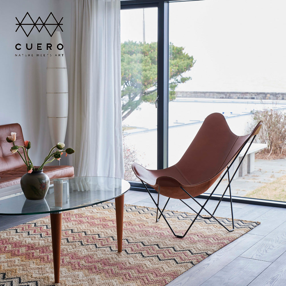 CUERO BUTTERFLY CHAIR PAMPA MARIPOSA BROWN BKF Butterfly Chair Pampa Mariposa Brown Nordic Leather Personal Chair