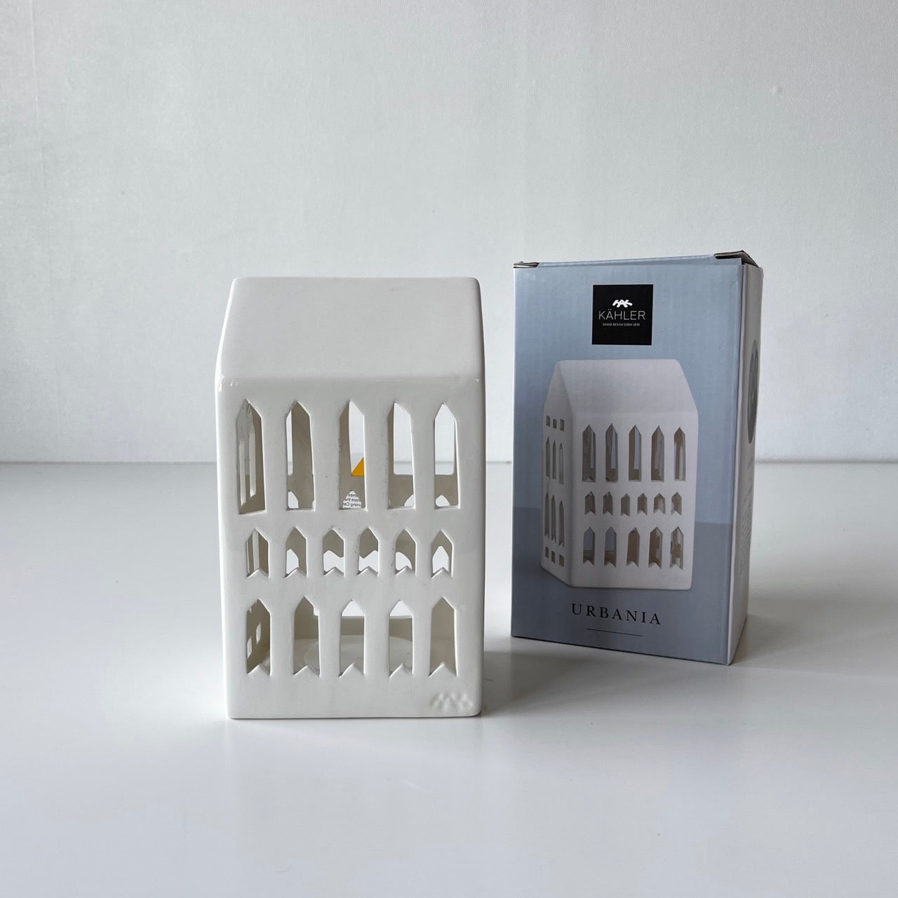 KAHLER URBANIA Church Candle Holder, Scandinavian, Danish, Ceramic, Interior Decoration, Stylish, Cute