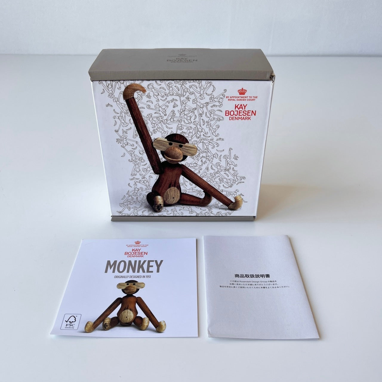 KAY BOJESEN DENMARK カイボイスン 正規品 モンキー ミニ 北欧雑貨 かわいい おしゃれ 置物