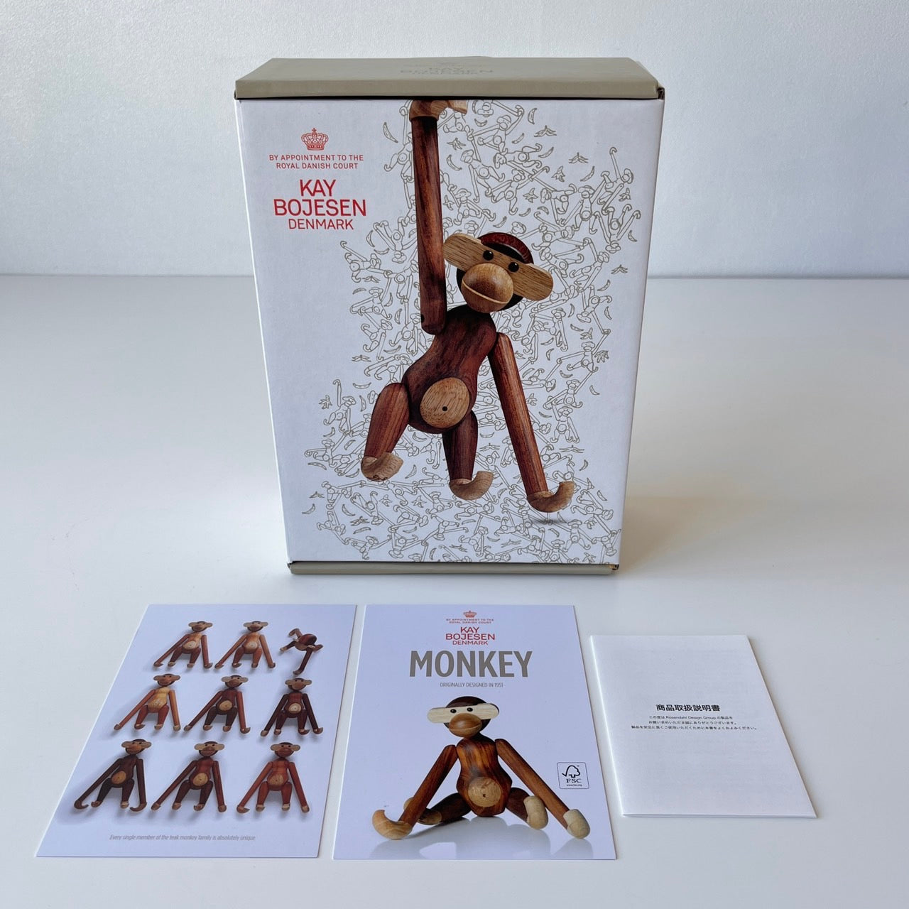 KAY BOJESEN DENMARK カイボイスン 正規品 モンキー S 北欧雑貨 かわいい おしゃれ 置物