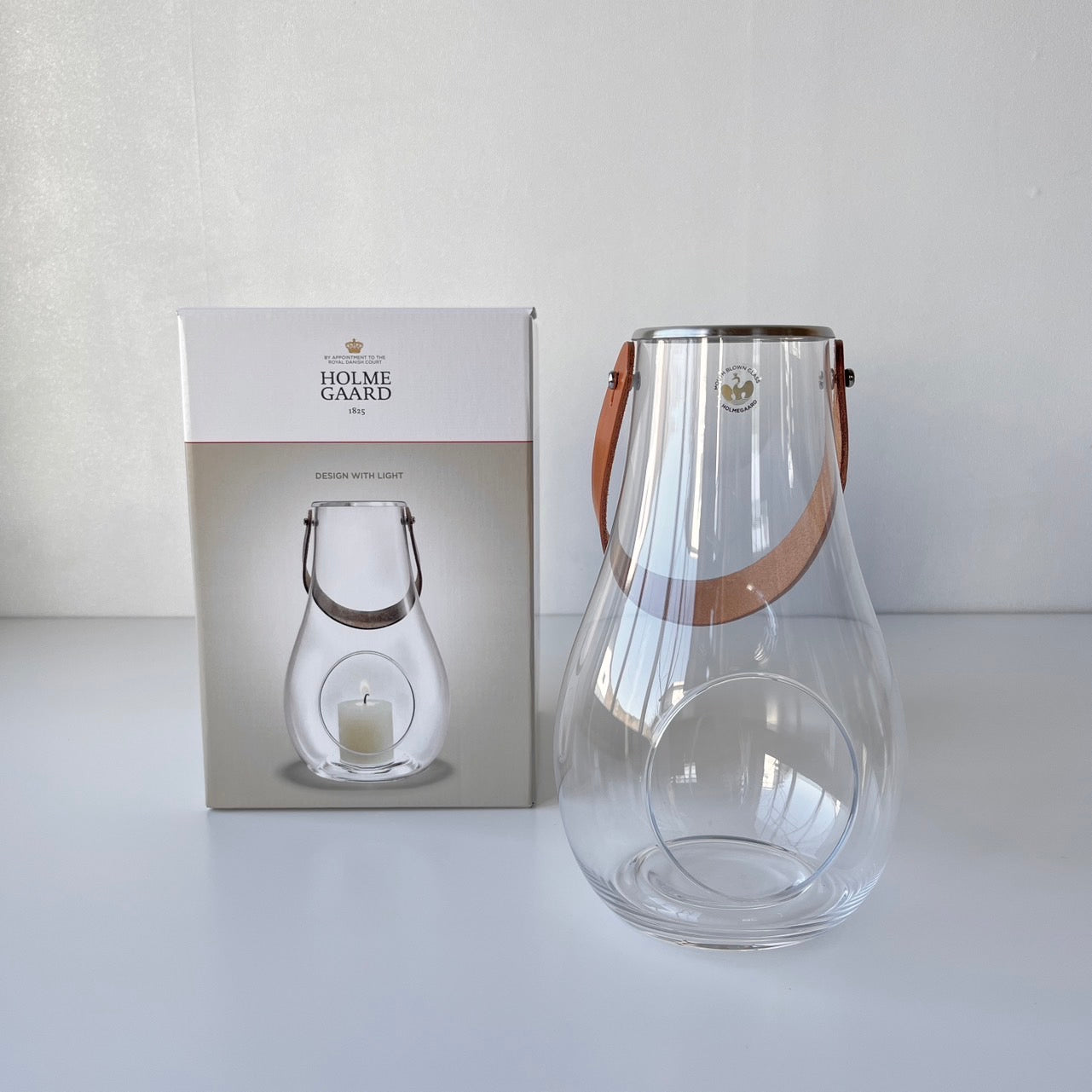 HOLMEGAARD Holmeguard Design with Light Lantern (Clear) H25cm DESIGN WITH LIGHT Interior Outdoor Lighting Light