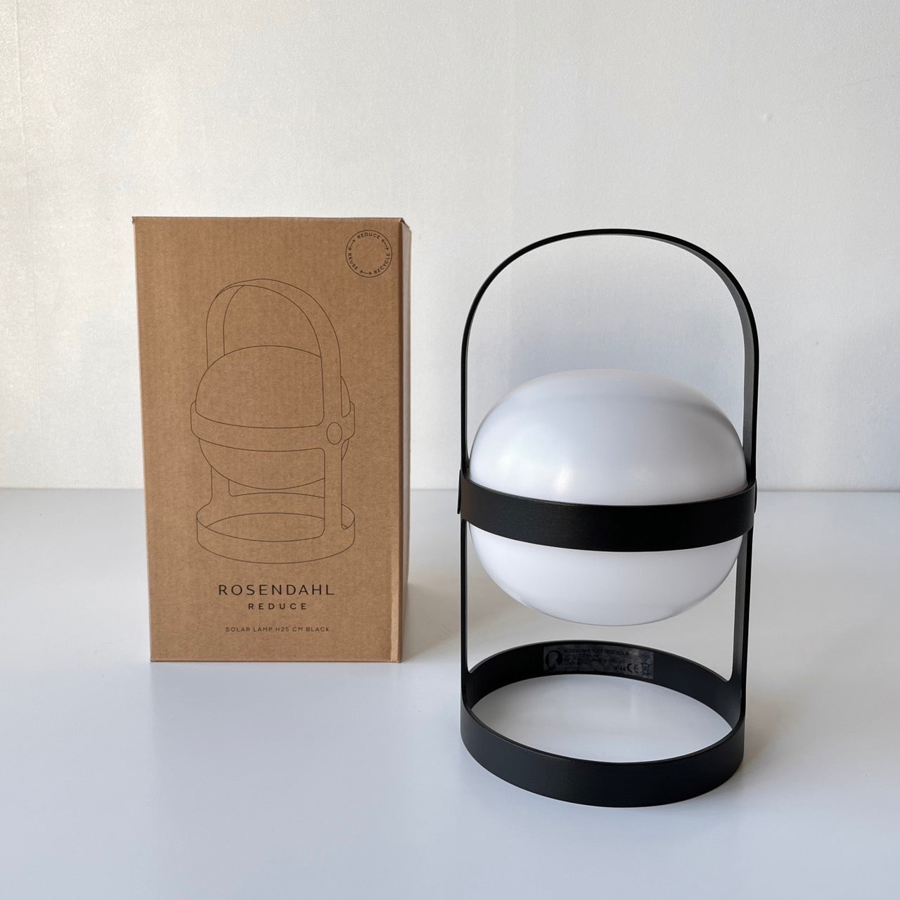 Rosendahl Spot Solar Black H34cm ROSENDAHL COPENHAGEN SOFT SPOT Lantern Outdoor Lighting Scandinavian Interior Stylish