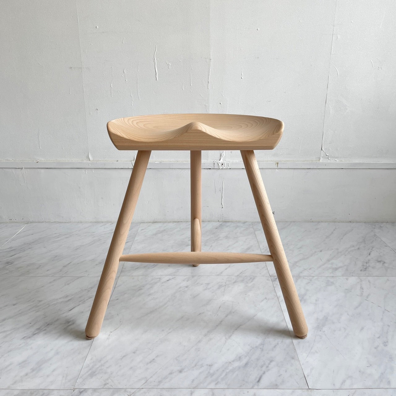 WERNER Shoemaker Chair No. 49 Authentic SHOEMAKER CHAIR No. 49 Unpainted Nordic Denmark Stool