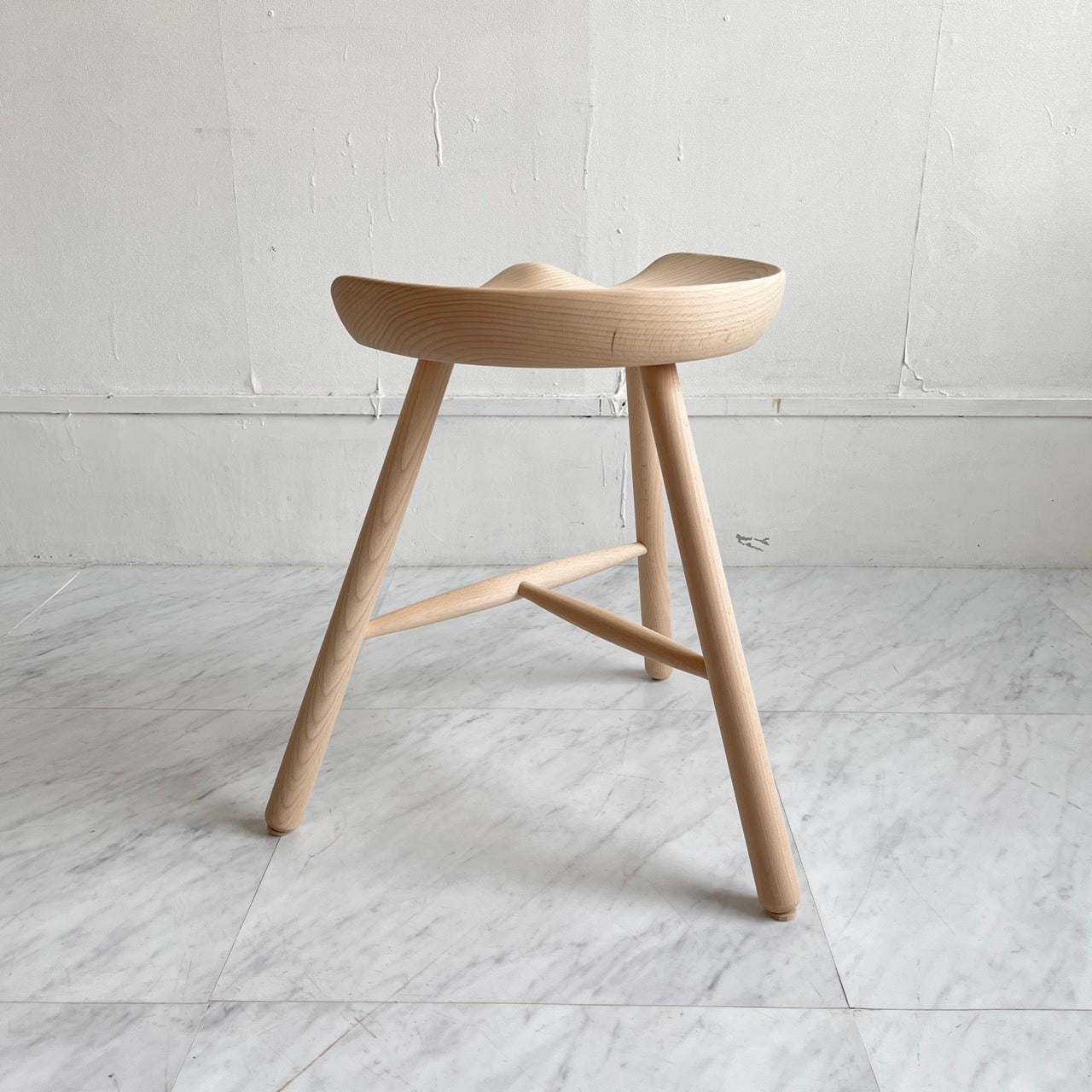 WERNER Shoemaker Chair No. 49 Authentic SHOEMAKER CHAIR No. 49 Unpainted Nordic Denmark Stool