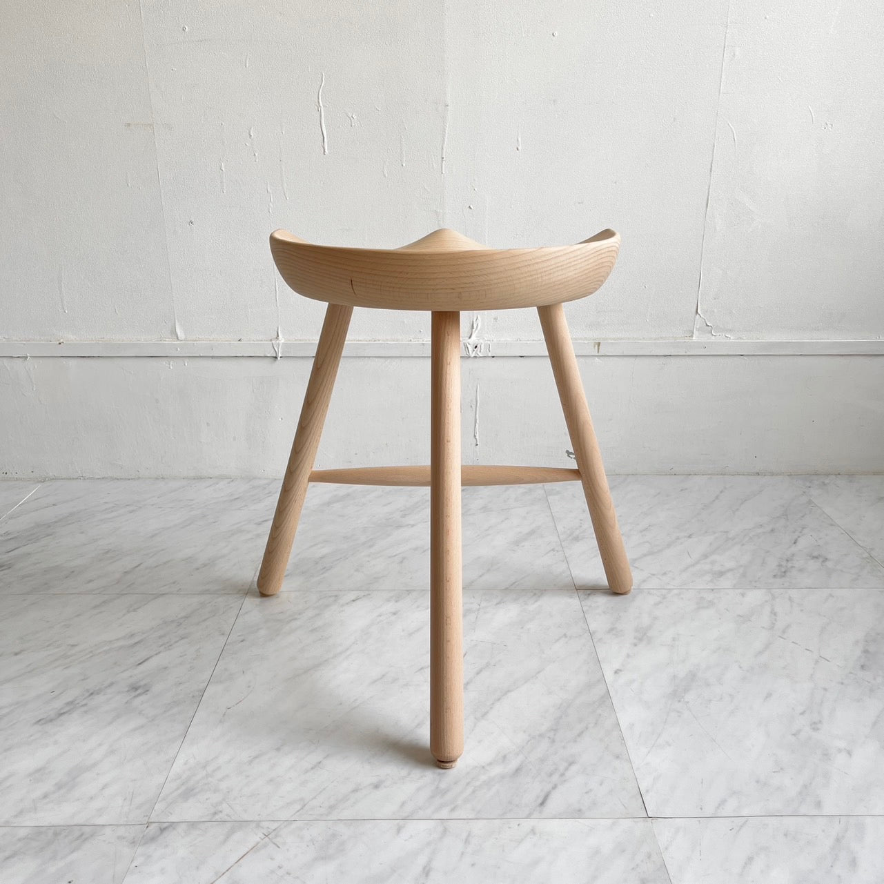 WERNER Shoemaker Chair No. 49 Authentic SHOEMAKER CHAIR No. 49 Unpainted Nordic Denmark Stool