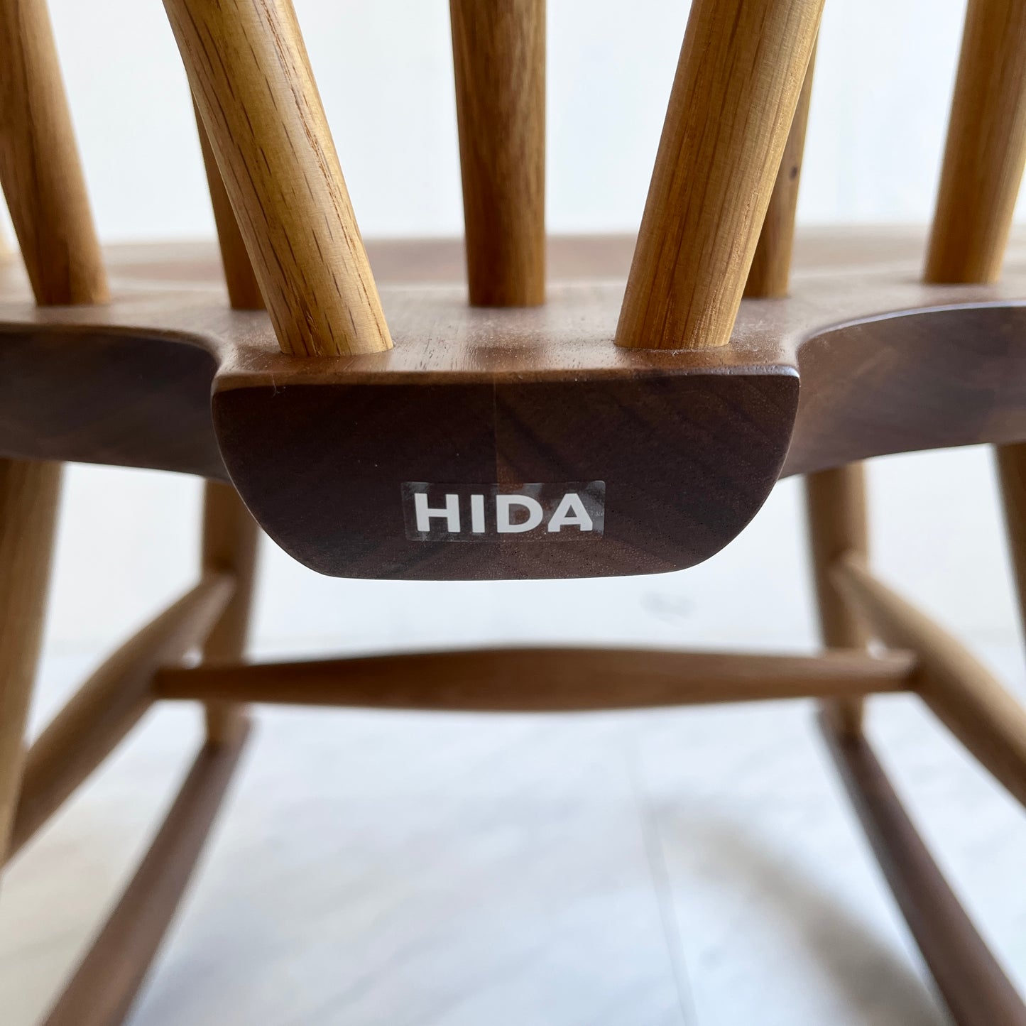 HIDA NEWMCKINLEY 飛騨産業 ニューマッキレイ ロッキングチェア NM267RC ホワイトオーク ツートン ウォルナット 10年保証付き