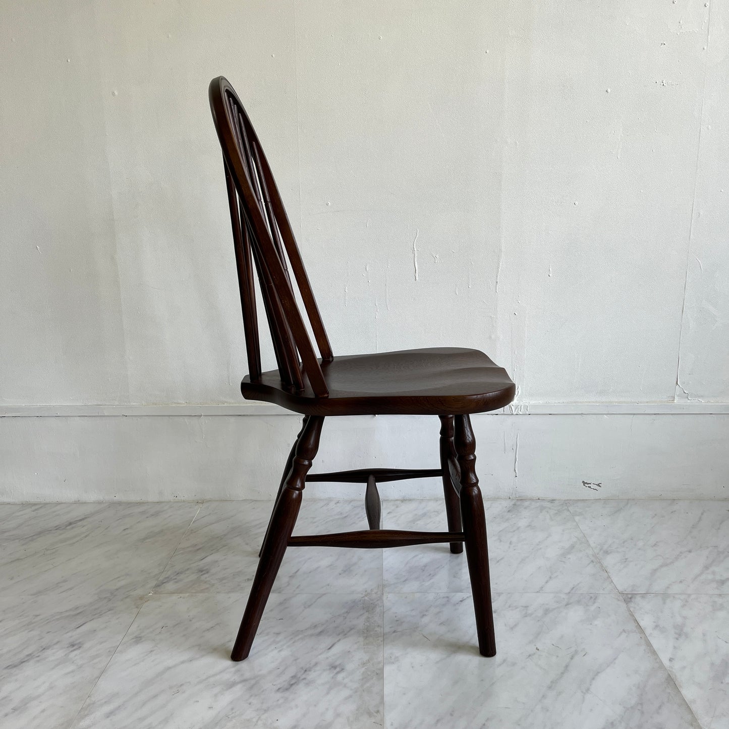 Akita Mokko Dining Chair Windsor Chair NO.500C Oak Wood Walnut Color Cafe Chair Wooden Chair Bentwood Furniture