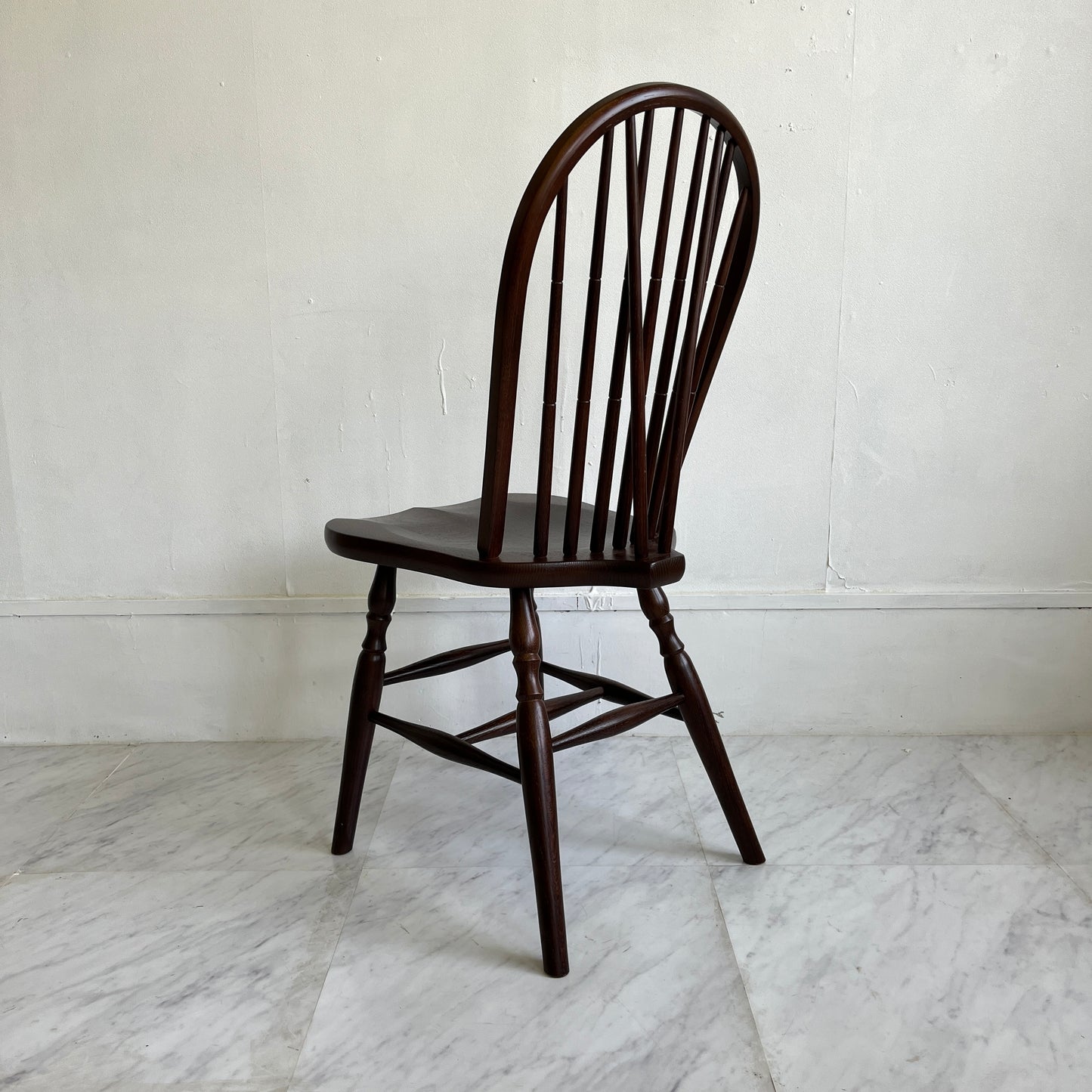 Akita Mokko Dining Chair Windsor Chair NO.500C Oak Wood Walnut Color Cafe Chair Wooden Chair Bentwood Furniture