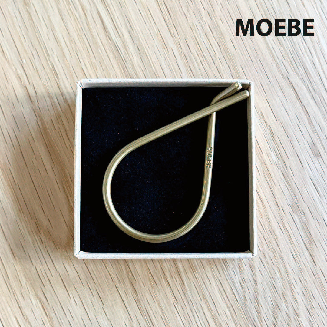 MOEBE Key Ring, Genuine, Brass, Nordic, Stylish