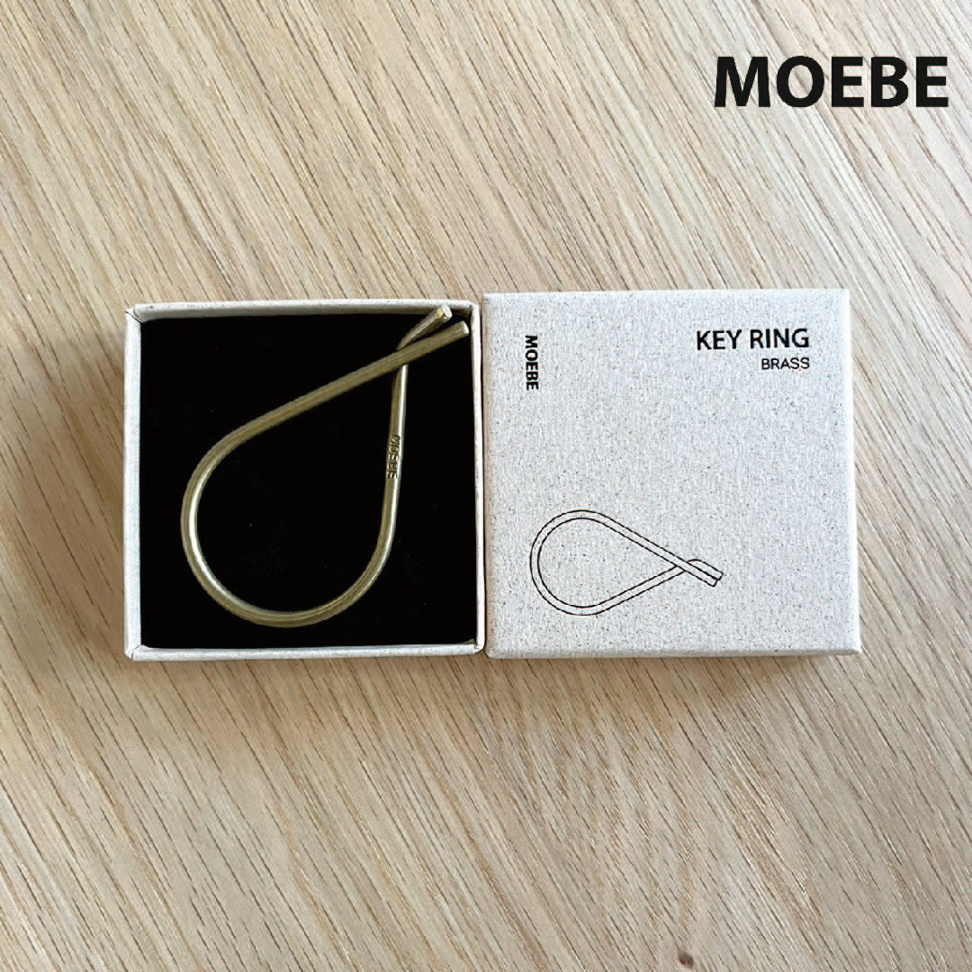 MOEBE Key Ring, Genuine, Brass, Nordic, Stylish