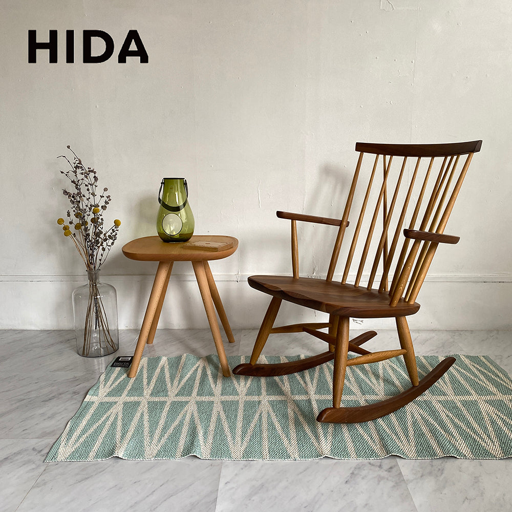 HIDA NEWMCKINLEY 飛騨産業 ニューマッキレイ ロッキングチェア NM267RC ホワイトオーク ツートン ウォルナット 10年保証付き