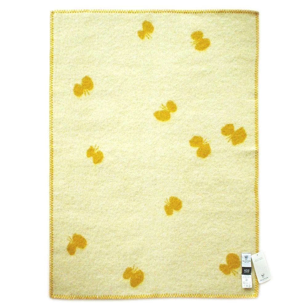 KLIPPAN クリッパン 正規品 ウール ミニブランケット birds in the snow CHOUCHO ひざ掛け 毛布 ミナペルホネン かわいい おしゃれ 北欧