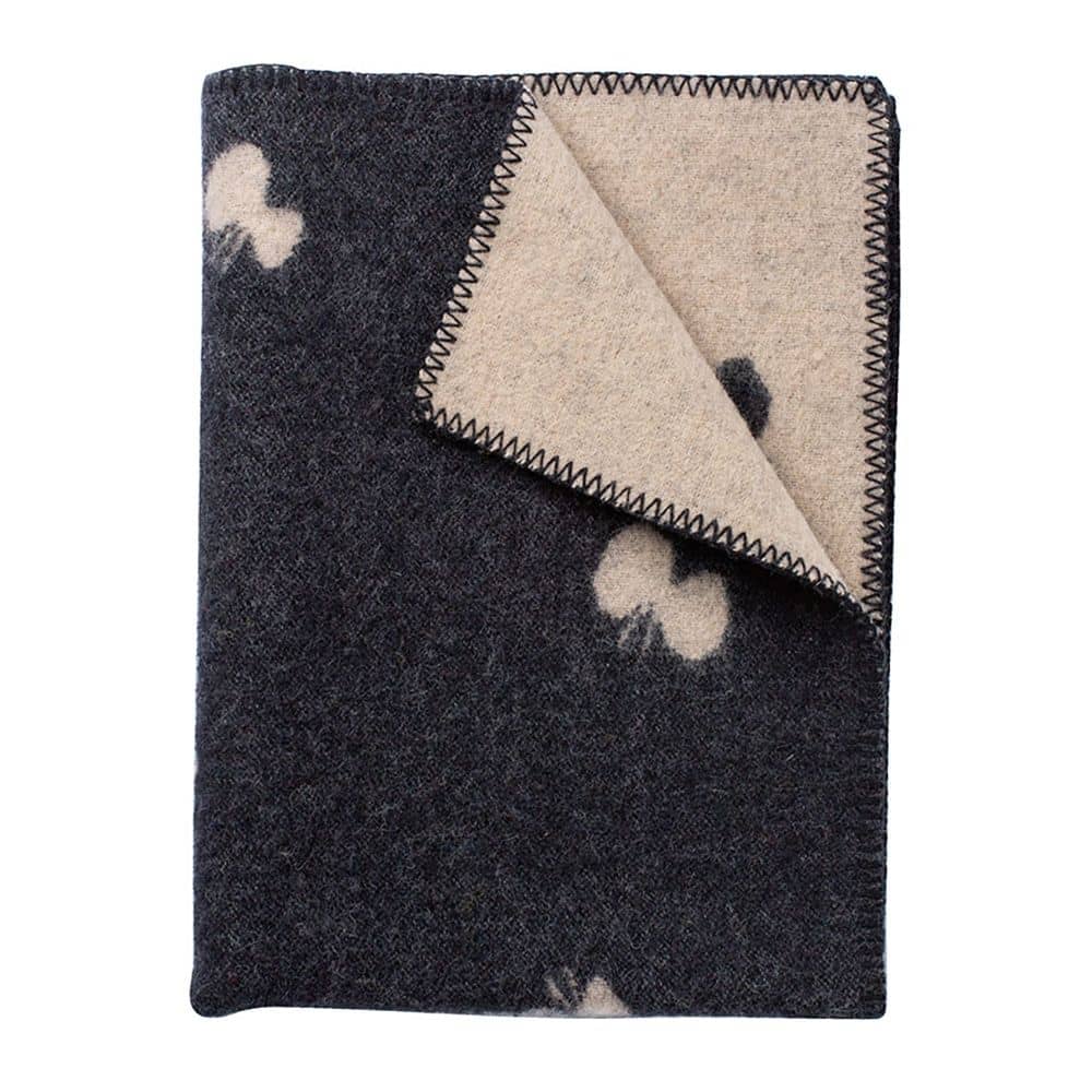 KLIPPAN クリッパン 正規品 ウール ミニブランケット birds in the snow CHOUCHO ひざ掛け 毛布 ミナペルホネン かわいい おしゃれ 北欧