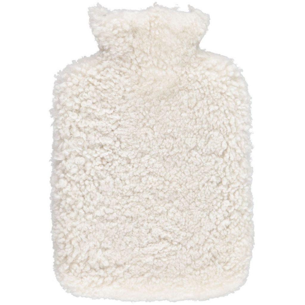 NATURES COLLECTIONネイチャーズ コレクションHot Water Bottle Sheepskin ホットウォーターボトル シープスキン 湯たんぽ ホワイト 北欧