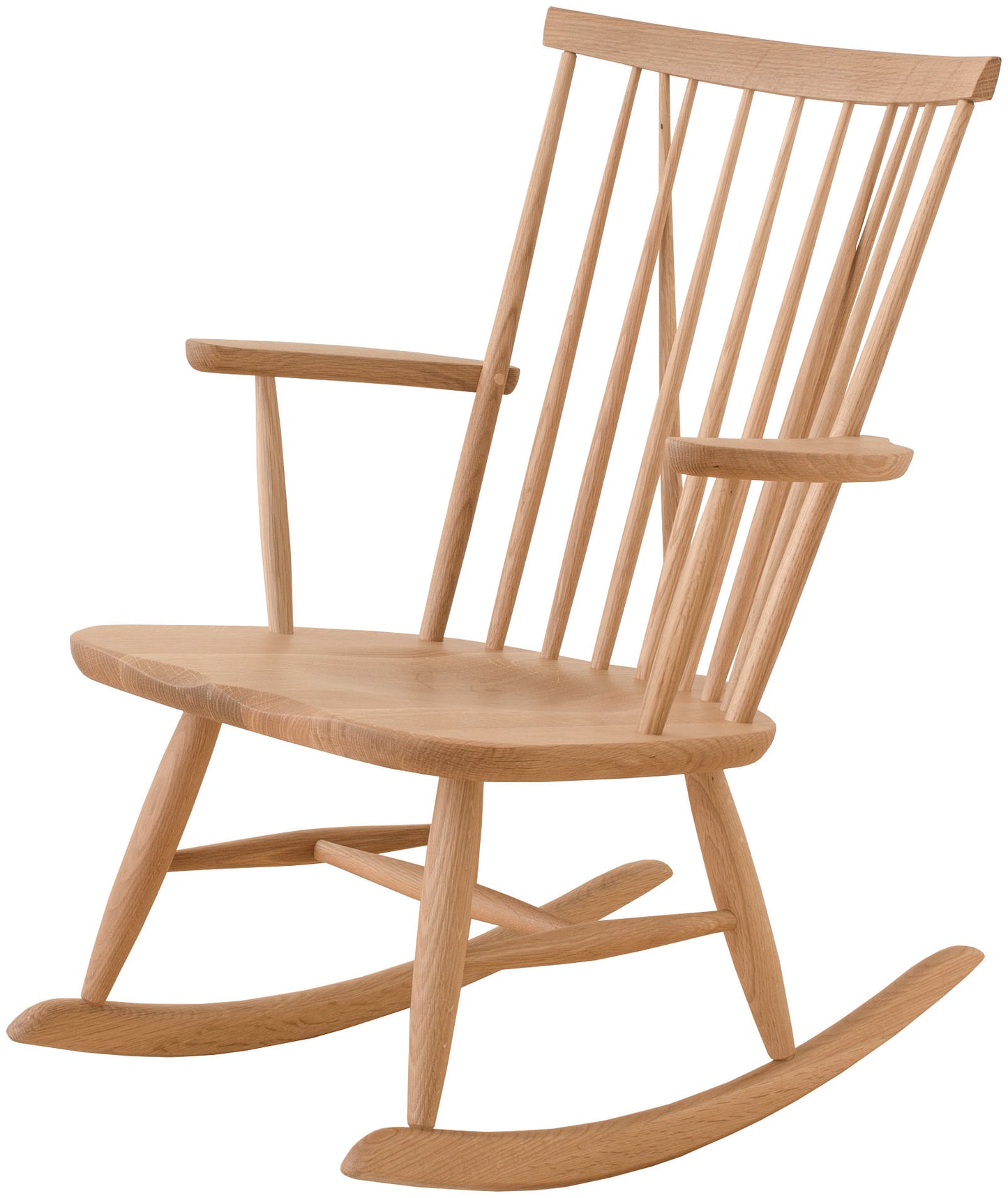 HIDA NEWMCKINLEY 飛騨産業 ニューマッキレイ ロッキングチェア NM267RC ホワイトオーク ツートン ウォルナット 10年保証付き