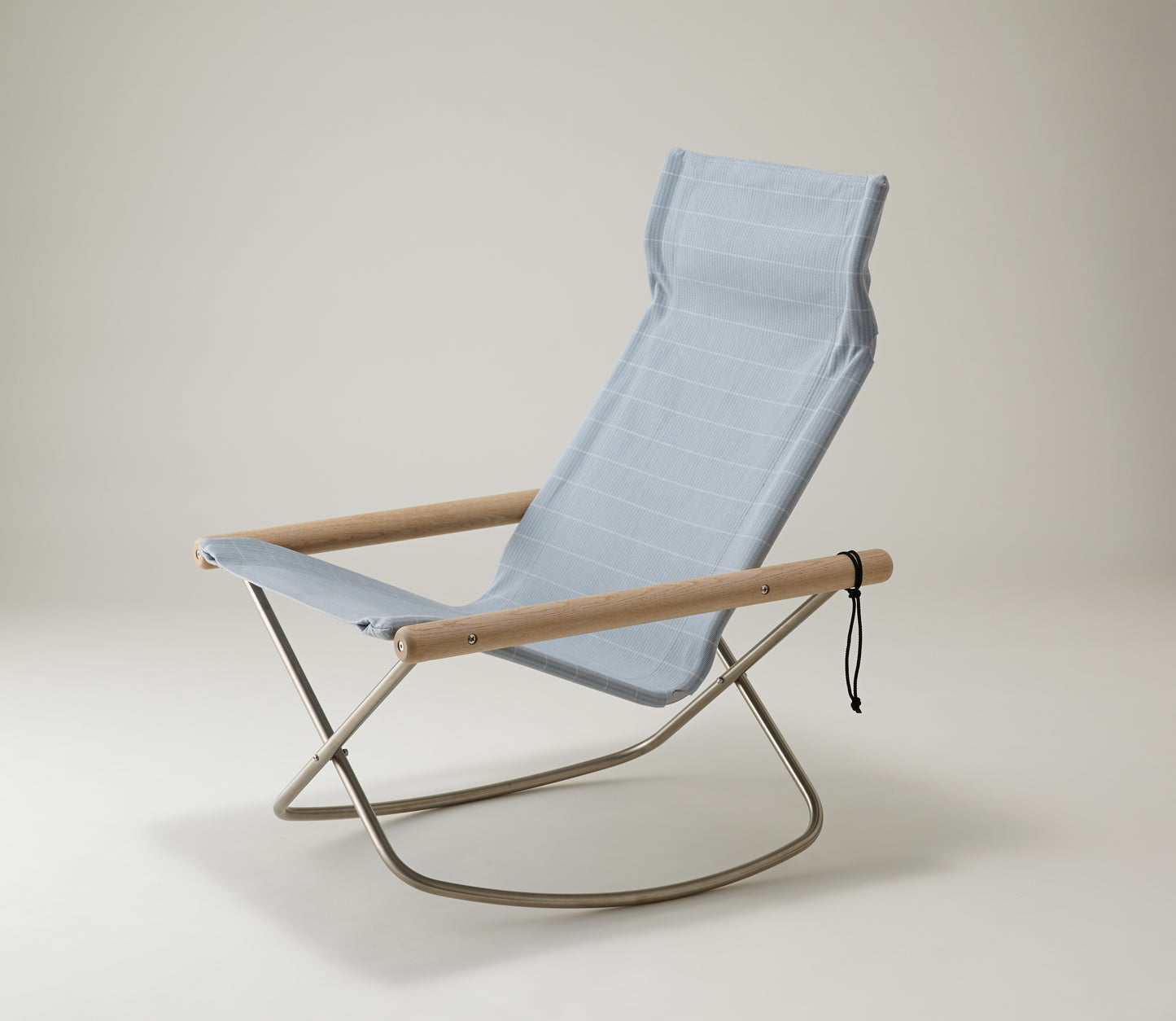 NychairX Shikiri Rocking Chair Soap Finish / Blue Gray Blind NY-213 NychairX NychairX Shikiri Folding Chair