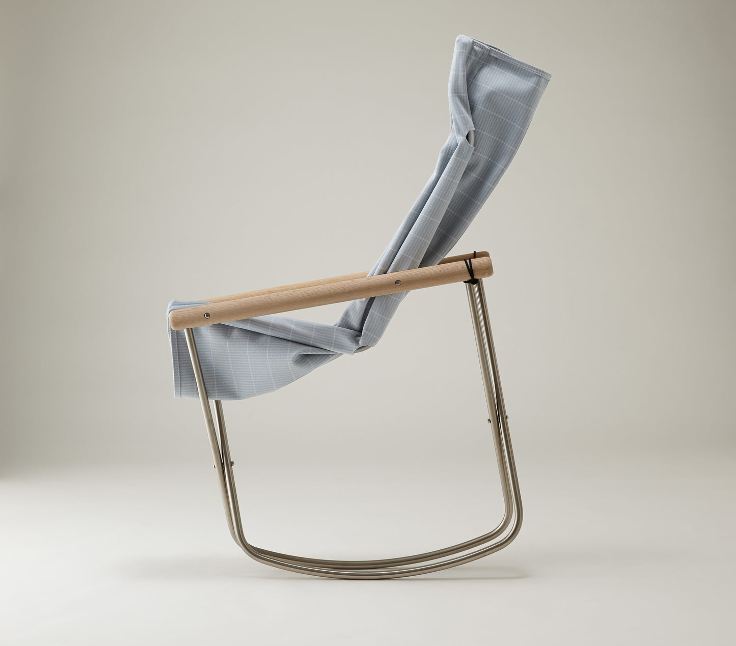 NychairX Shikiri Rocking Chair Soap Finish / Blue Gray Blind NY-213 NychairX NychairX Shikiri Folding Chair
