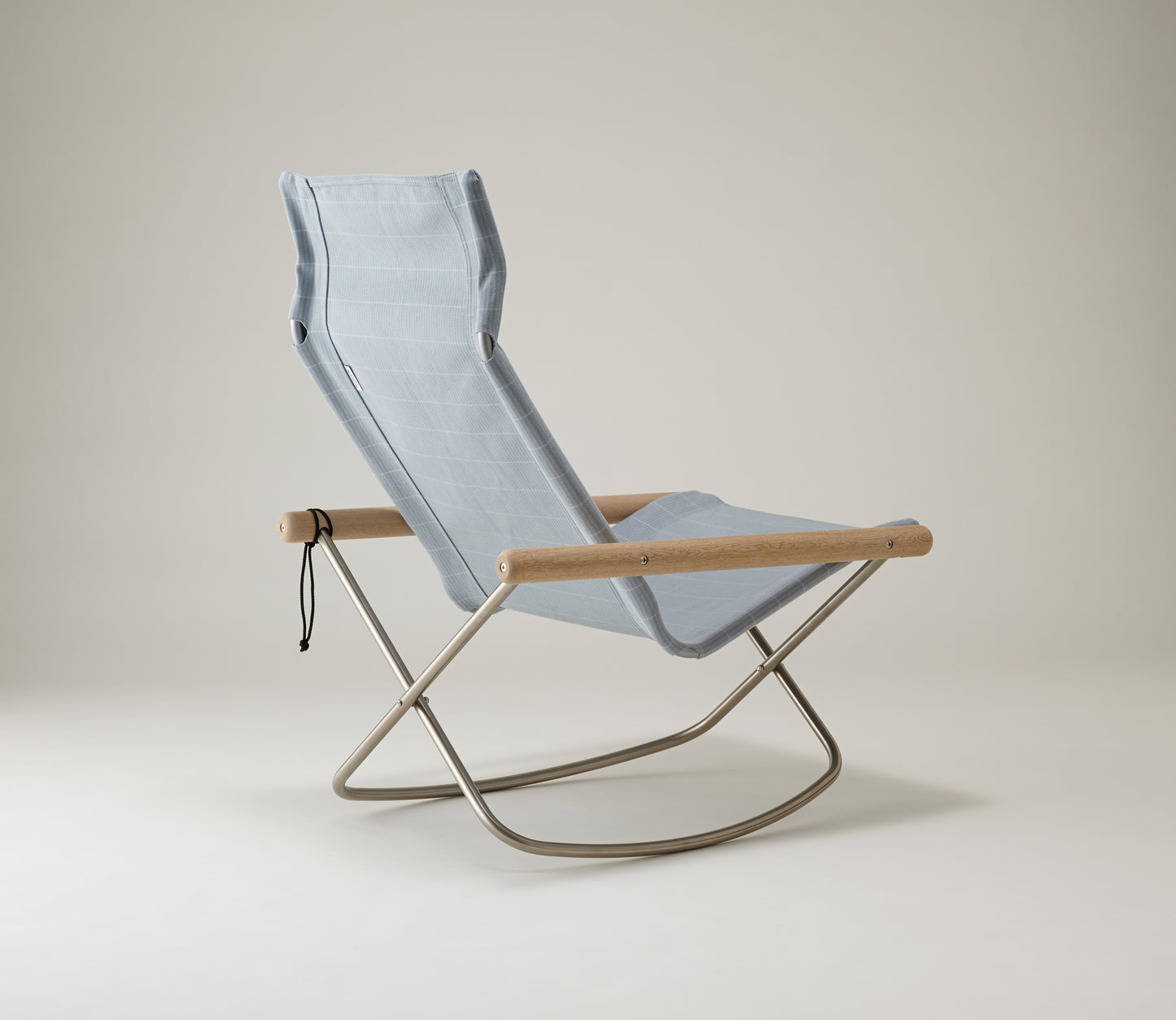 NychairX Shikiri Rocking Chair Soap Finish / Blue Gray Blind NY-213 NychairX NychairX Shikiri Folding Chair