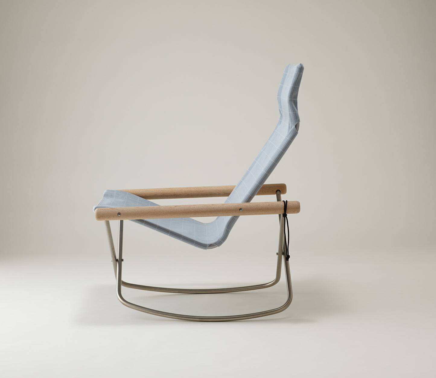 NychairX Shikiri Rocking Chair Soap Finish / Blue Gray Blind NY-213 NychairX NychairX Shikiri Folding Chair