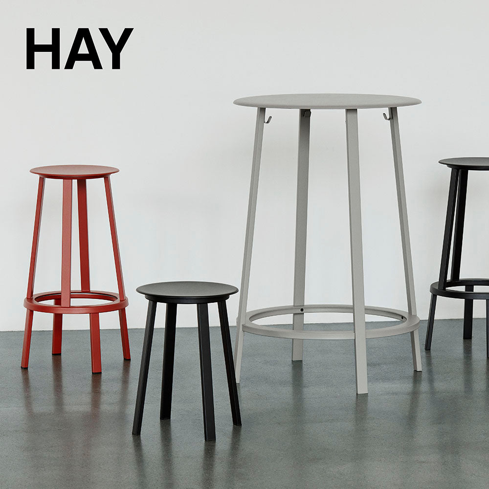 HAY ヘイ REVOLVER BAR STOOL HIGH リボルバー バー スツール H76cm カウンターチェア アイアンチェア おしゃれ かわいい 北欧 工業系