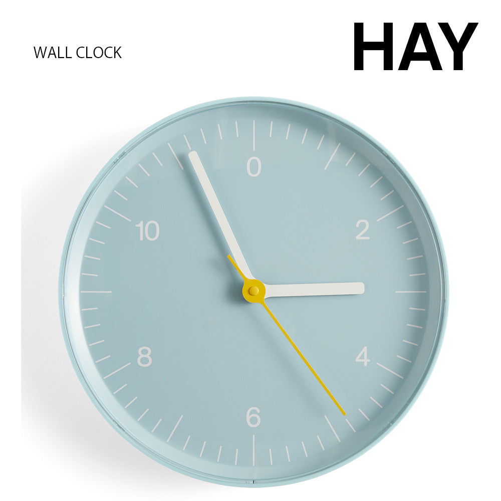HAY WALL CLOCK Wall Clock Wall Clock Clock Stylish Cute Scandinavian Jasper Morrison Blue White Black Green
