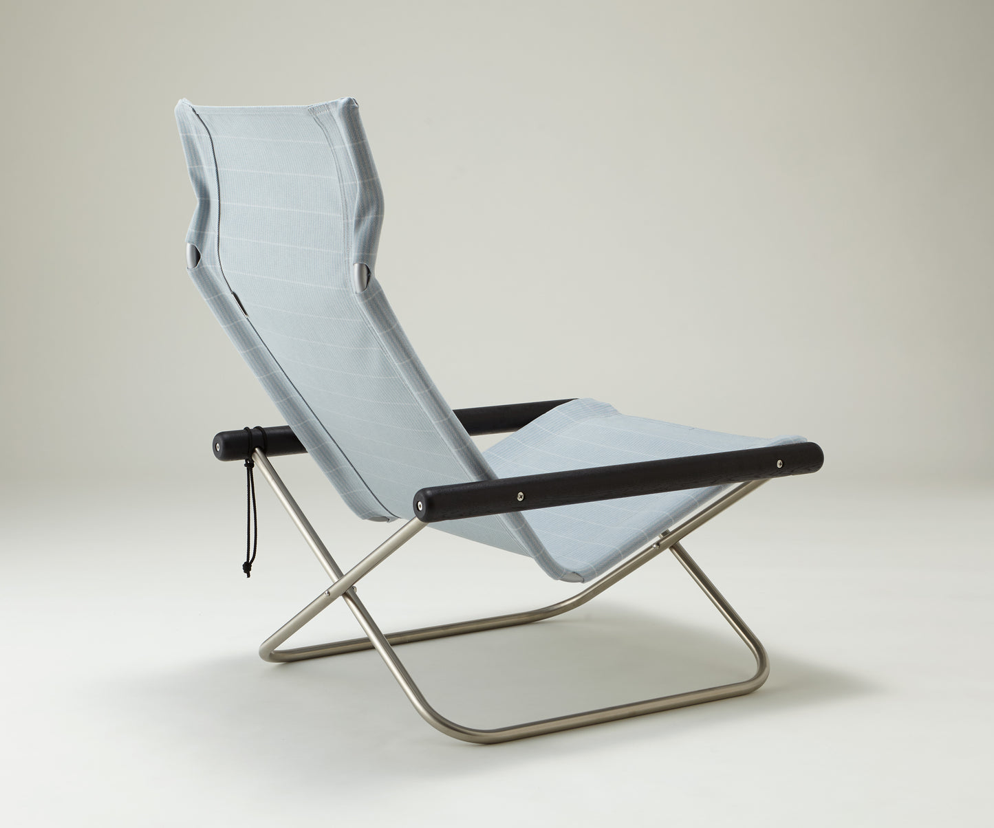 NychairX Shikiri パーソナルチェア チャコールブラック / ブルーグレー簾 NY-206 ニーチェアX ニーチェアエックス シキリ 折り畳みチェア
