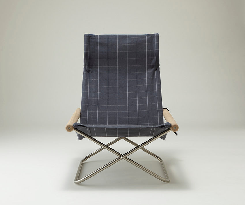NychairX Shikiri パーソナルチェア ソープフィニッシュ / ダークグレー障子 NY-202 ニーチェアX ニーチェアエックス シキリ 折り畳みチェア