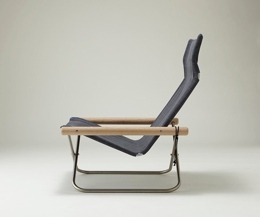 NychairX Shikiri パーソナルチェア ソープフィニッシュ / ダークグレー障子 NY-202 ニーチェアX ニーチェアエックス シキリ 折り畳みチェア