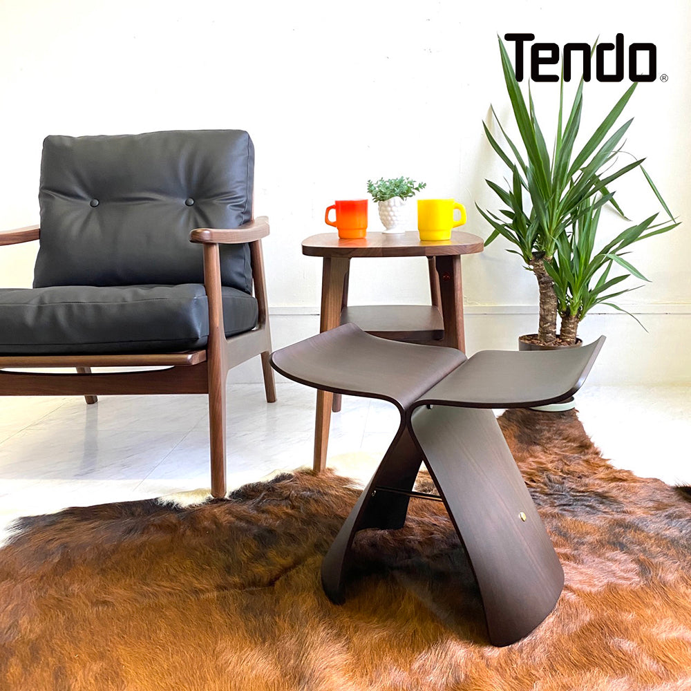 Sori Yanagi Tendo Mokko TENDO Butterfly Stool Sori Yanagi S-0521RW-ST Stool Stylish Interior