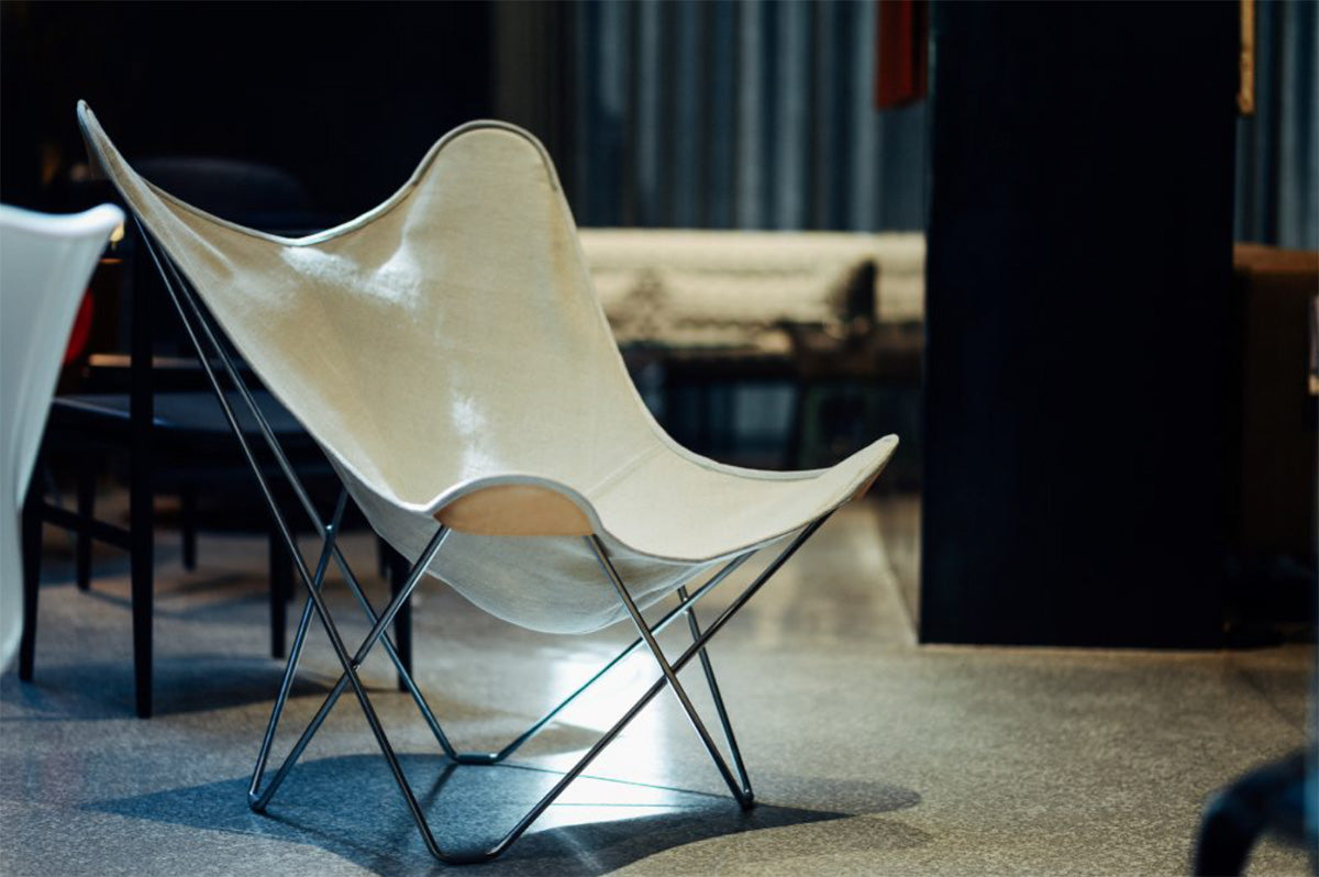 CUERO BUTTERFLY CHAIR CANVAS BKF Butterfly Chair Canvas Nordic Personal Chair