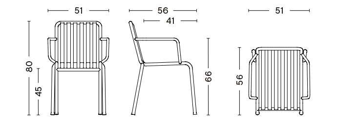 HAY ヘイ PPALISSADE ARM CHAIR パリサード アームチェア アウトドア チェア アウトドア家具 おしゃれ 北欧 アイアンチェア