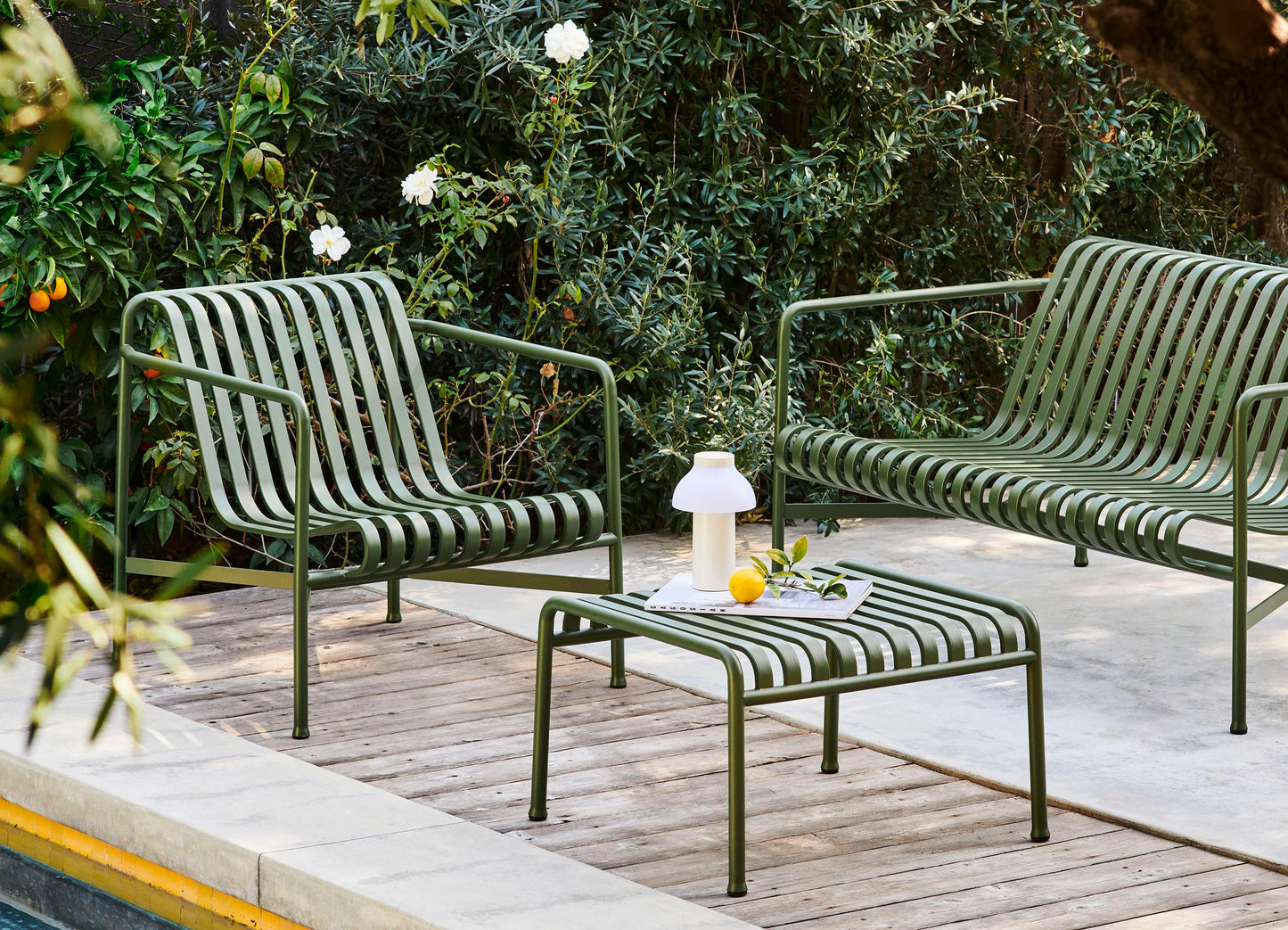 HAY ヘイ PALISSADE LOUNGE CHAIR LOW パリサード ラウンジチェア ロウ アウトドア チェア アウトドア家具 おしゃれ 北欧 アイアンチェア