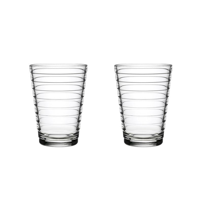 IITTALA Kastehelmi Authentic Iittala Kastehelmin Tumbler Pair Glasses Nordic Tableware