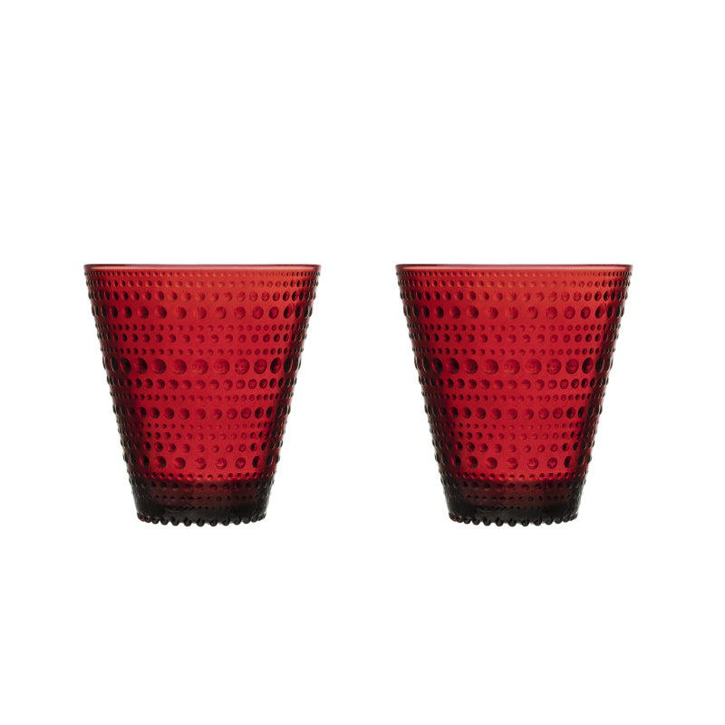 IITTALA Kastehelmi Authentic Iittala Kastehelmin Tumbler Pair Glasses Nordic Tableware