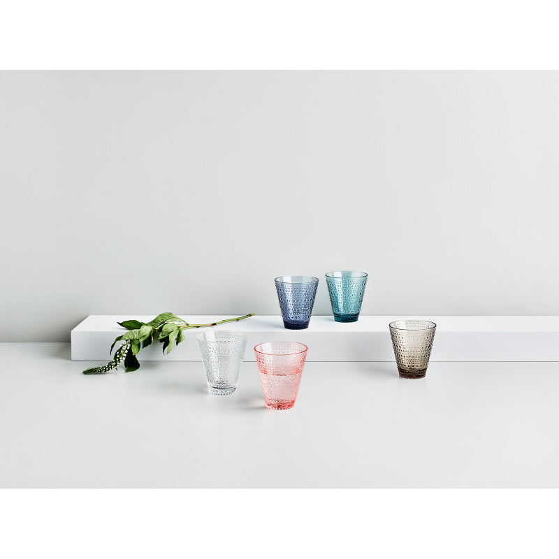 IITTALA Kastehelmi Authentic Iittala Kastehelmin Tumbler Pair Glasses Nordic Tableware