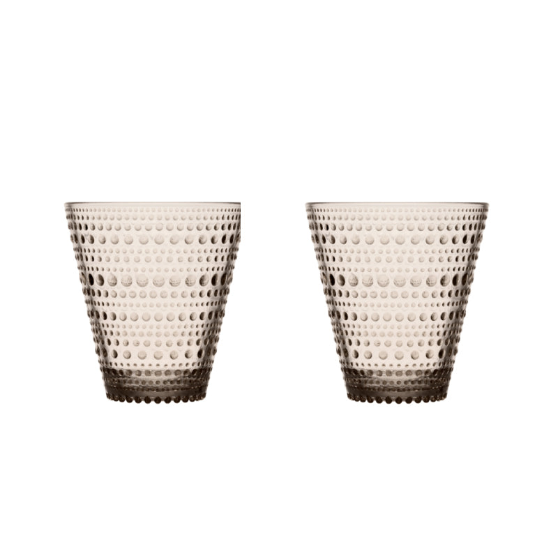 IITTALA Kastehelmi Authentic Iittala Kastehelmin Tumbler Pair Glasses Nordic Tableware